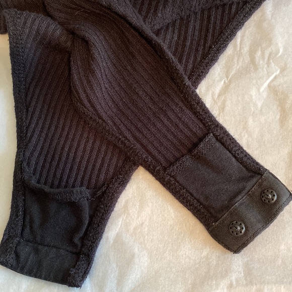 Free People Cozy Up To Me ribbed long sleeve bodysuit - Picture 7 of 13